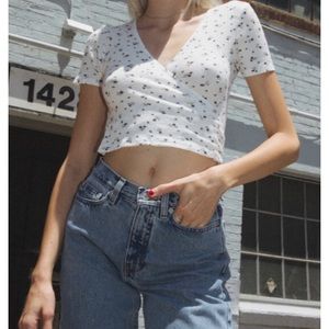 Brandy Melville wrap top